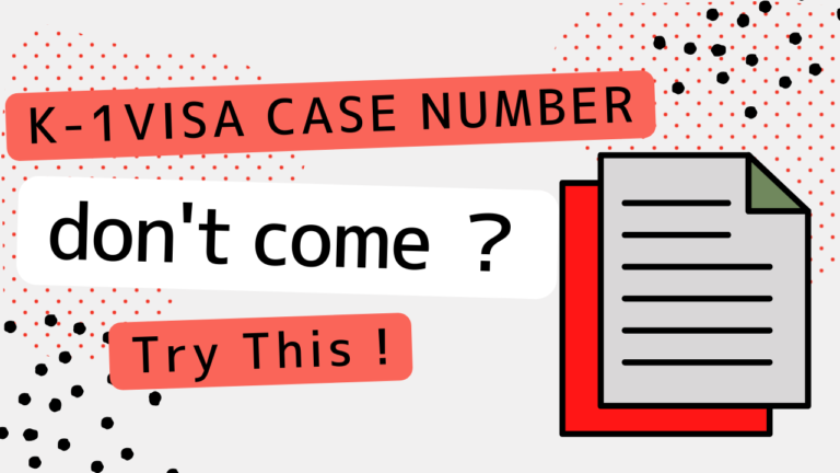 K-1 visa case number